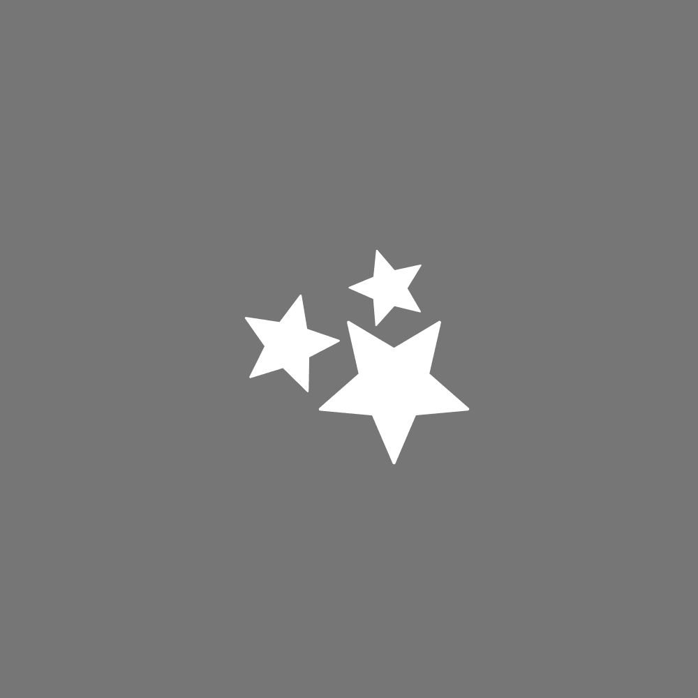 DESIGN: WHITE TRI STARS