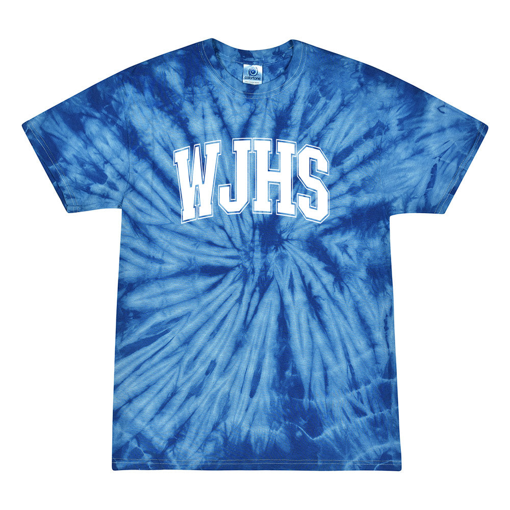 WJHS ARC TIE DYE TEE ~ youth and adult ~ classic fit