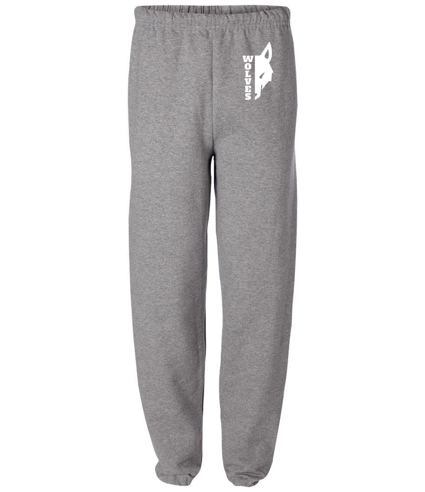 WOLVES SWEATPANTS ~ WILMETTE JUNIOR HIGH ~ youth & adult ~ classic unisex fit