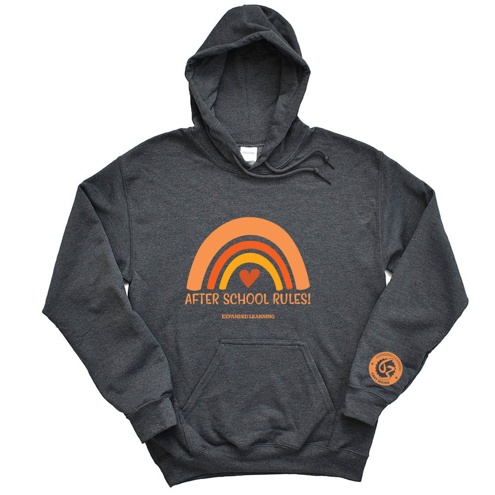 AFTER SCHOOL RULES EXPANDED LEARNING UNISEX HOODIE ~ Gildan ~ classic fit