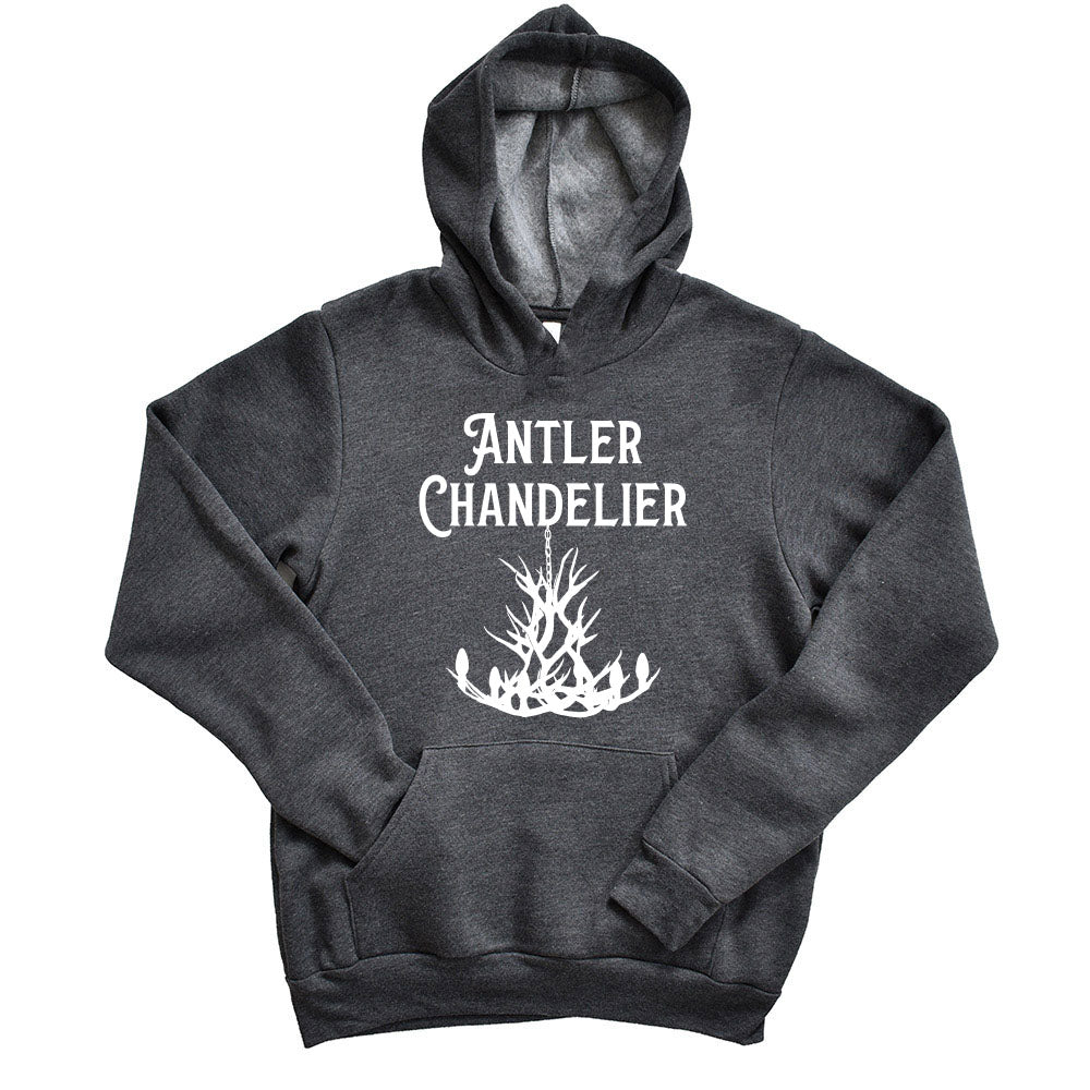 ANTLER CHANDELIER youth fleece hoodie  classic fit