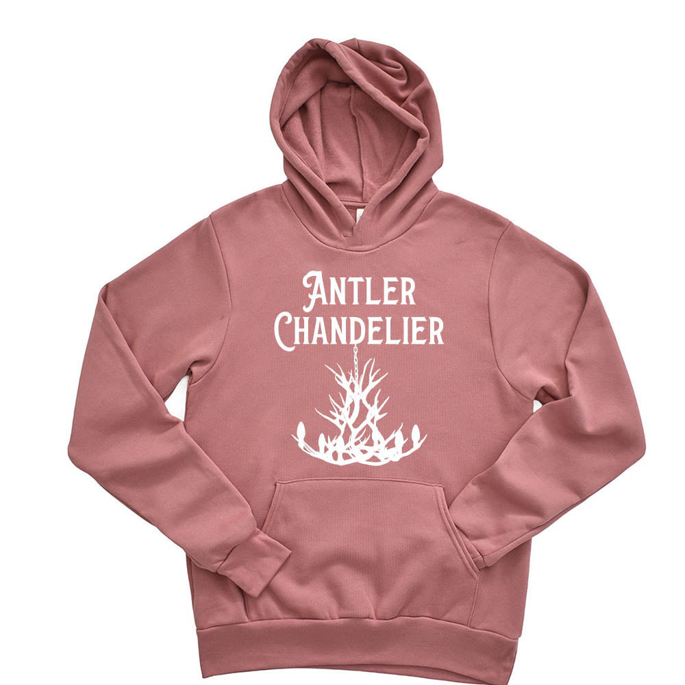 ANTLER CHANDELIER youth fleece hoodie  classic fit