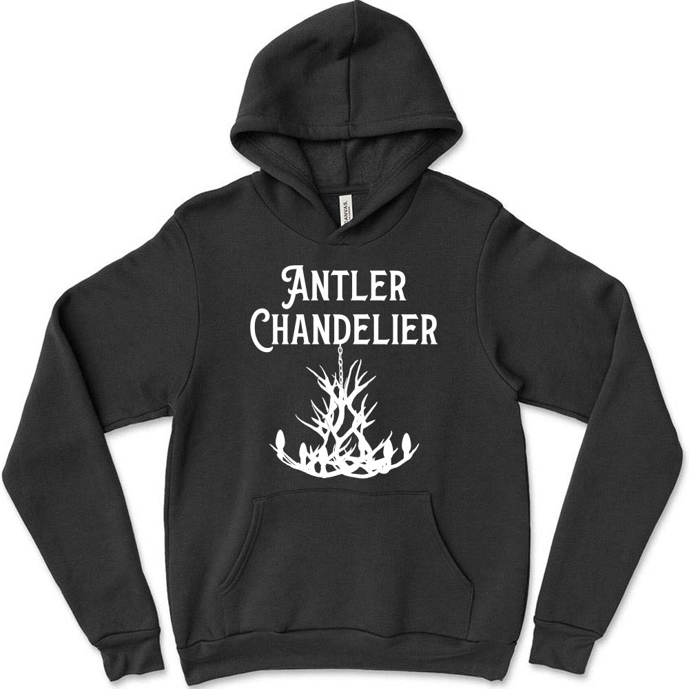 ANTLER CHANDELIER youth fleece hoodie  classic fit