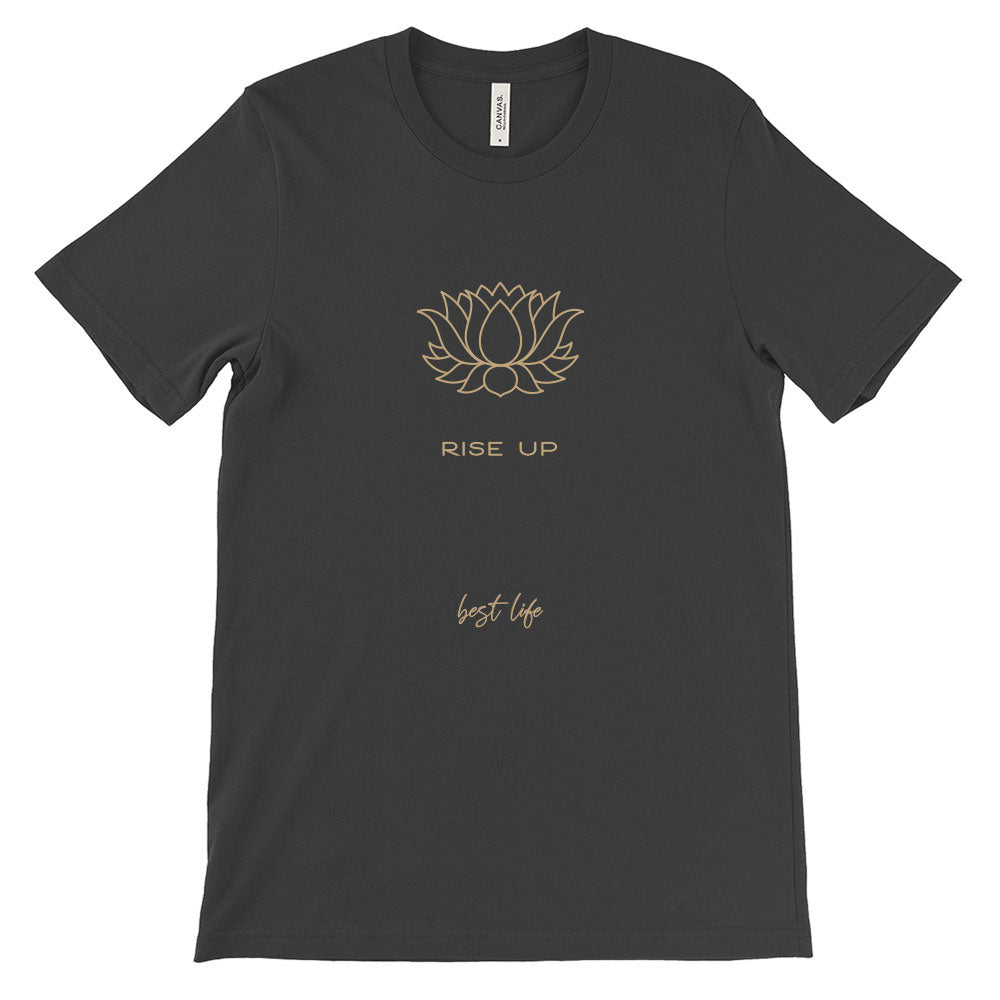 RISE UP ~ lung cancer awareness ~ unisex triblend tee