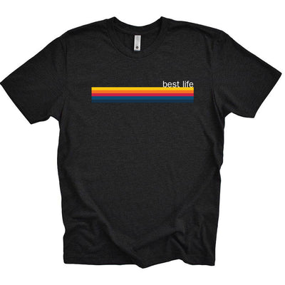 RAINBOW BEST LIFE TRIBLEND TEE ~ BEST LIFE ~ youth, women's & adult ~ classic fit