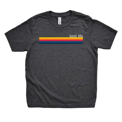 RAINBOW BEST LIFE TRIBLEND TEE ~ BEST LIFE ~ youth, women's & adult ~ classic fit