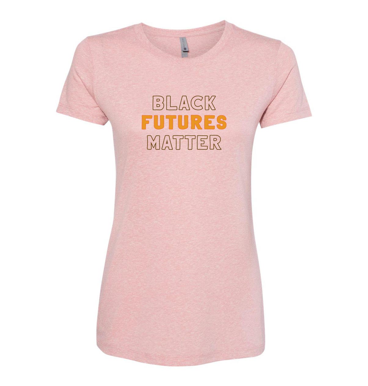 BLACK FUTURES MATTER   NEXT LEVEL WOMEN'S TRIBLEND TEE  slim fit - humanKIND shop with a purpose