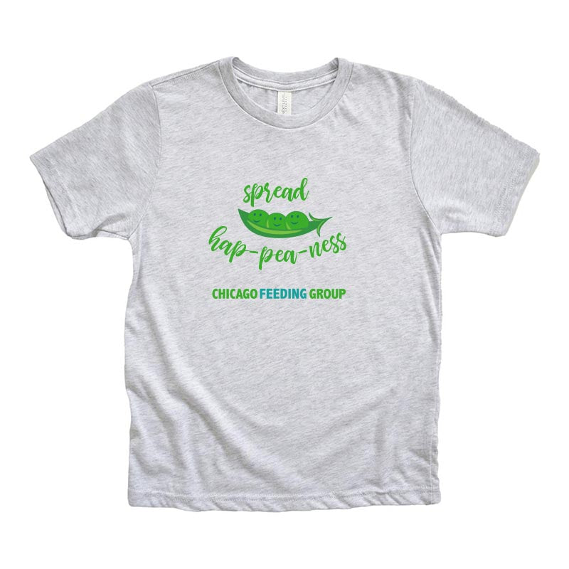 SPREAD HAP-PEA-NESS CHICAGO FEEDING GROUP <br />NEXT LEVEL YOUTH TRIBLEND TEE <br /> classic fit - humanKIND