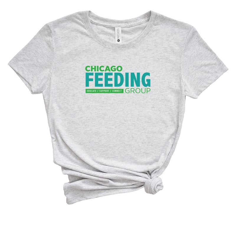 CHICAGO FEEDING GROUP   NEXT LEVEL WOMEN'S TRIBLEND TEE  slim fit - humanKIND