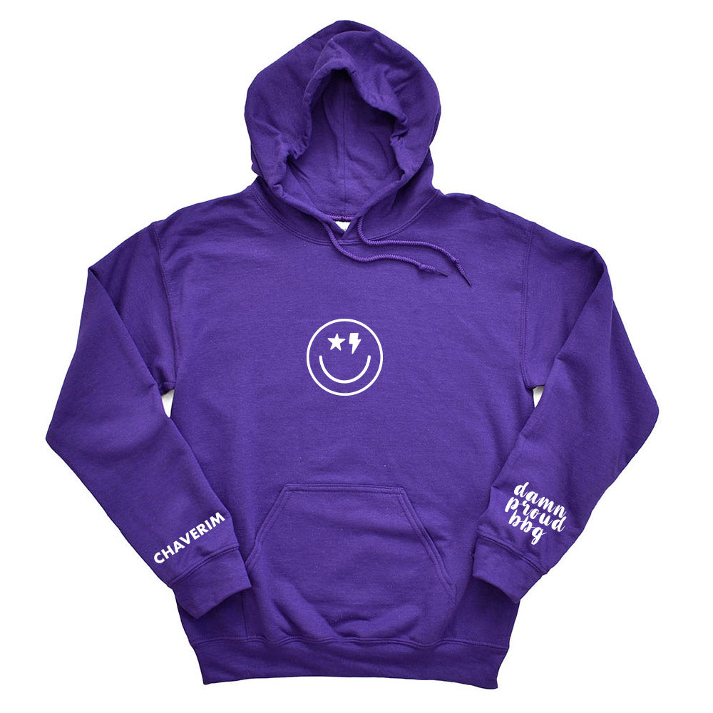 BBYO-GMR-chaverim-damn-proud-BBG-hooded-sweatshirt-purple