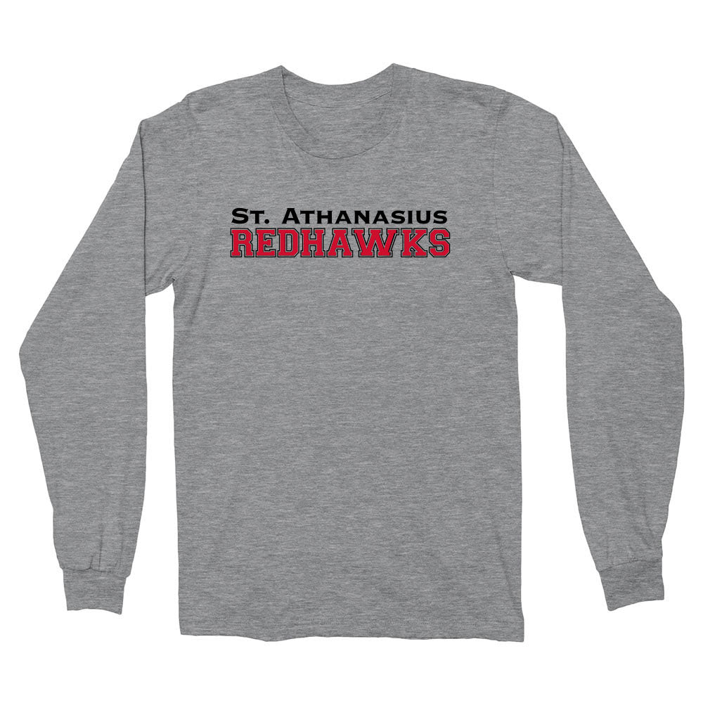 ST. ATHANASIUS LONG SLEEVE TEE ~  youth and adult ~ boxy fit