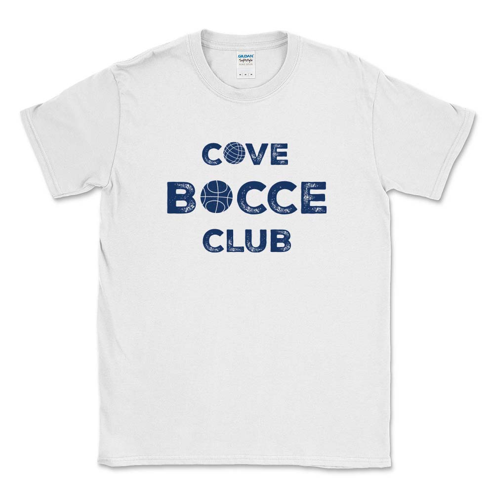 COVE BOCCE CLUB TEE ~ youth and adult ~ classic unisex fit