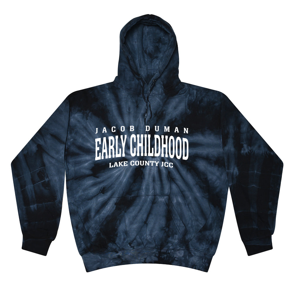 EARLY CHILDHOOD ARC ~ adult tie dye hoodie