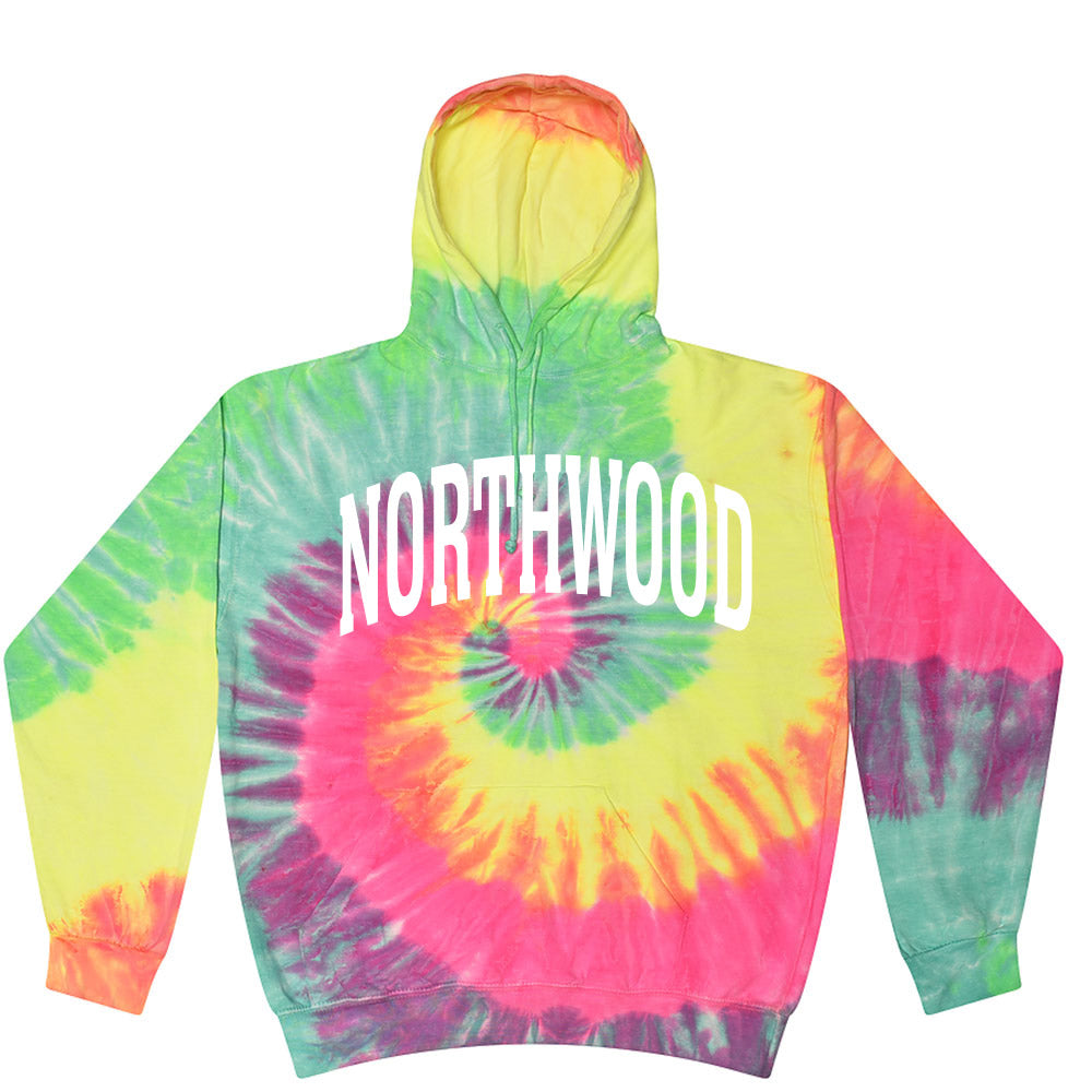 NORTHWOOD ARC TIE DYE HOODIE ~ youth and adult ~ classic unisex fit