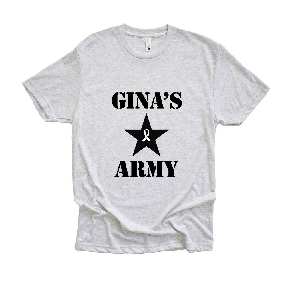 GINA'S ARMY ~ youth triblend tee ~ classic fit