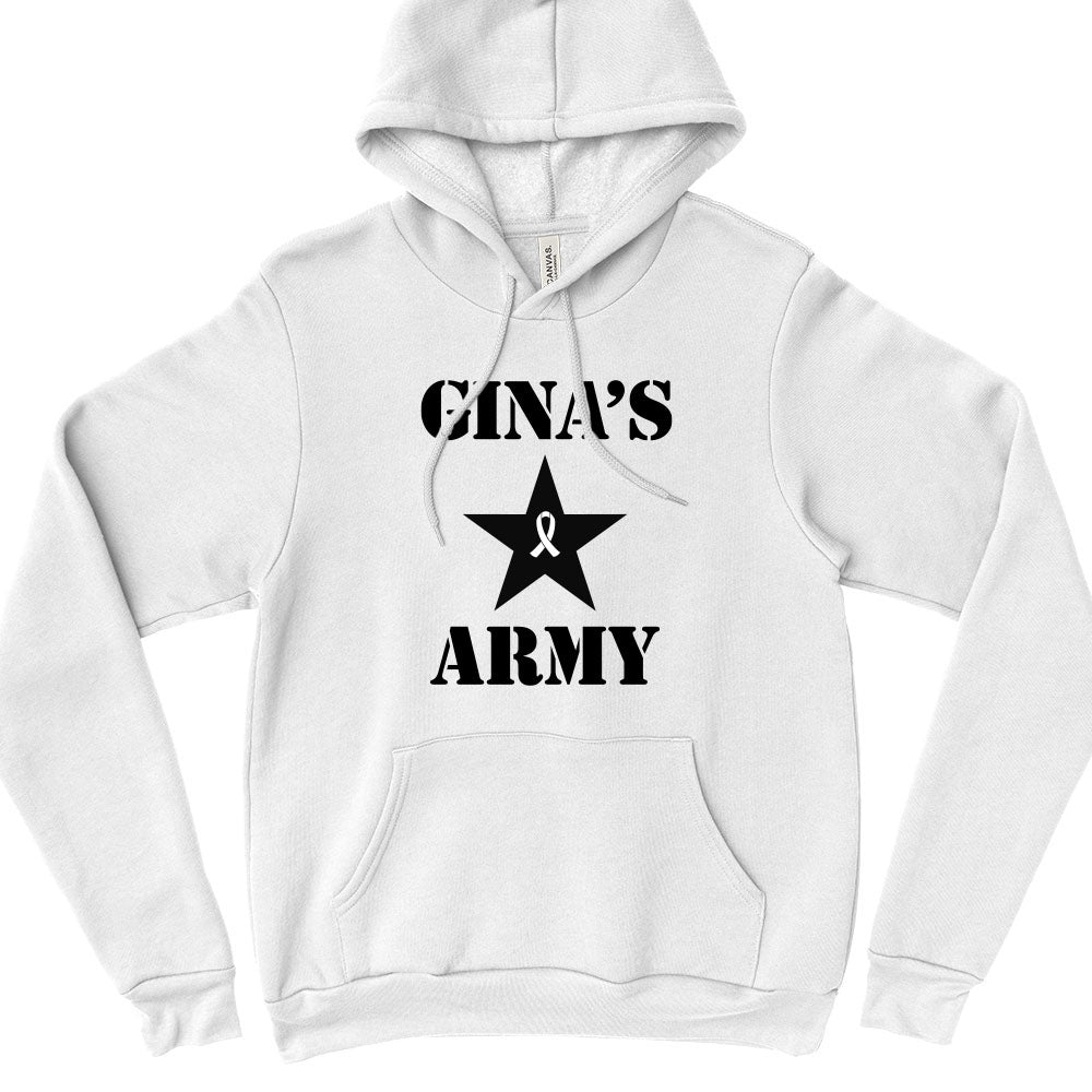 GINA'S ARMY  ~ unisex fleece hoodie ~ classic fit