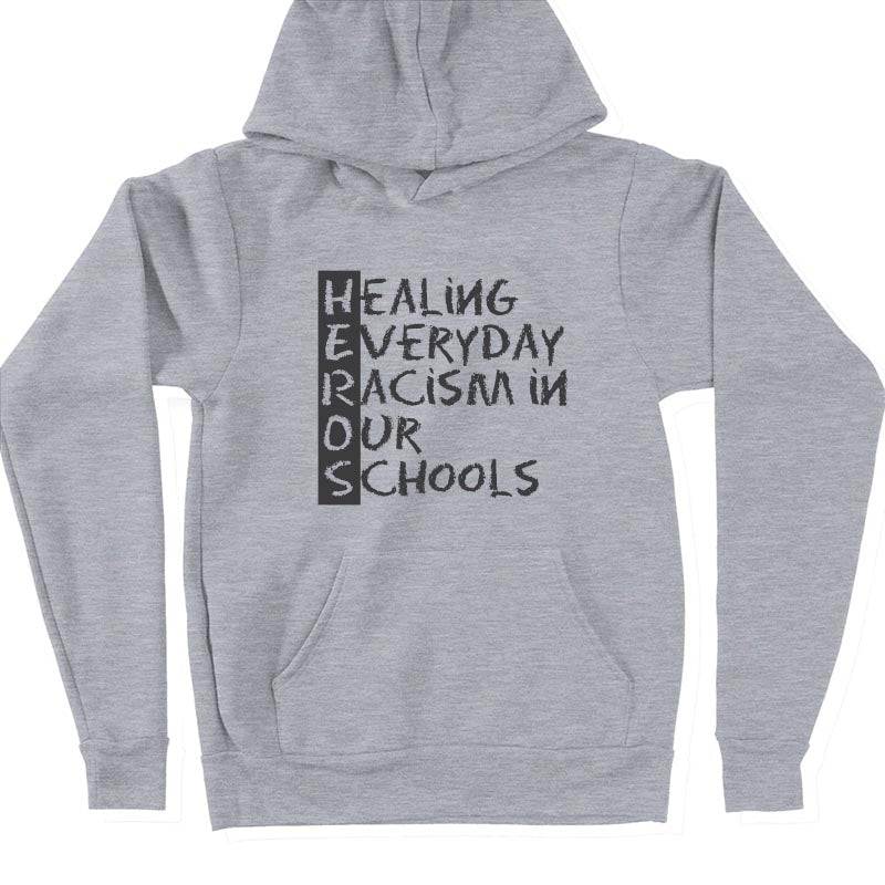 HEROS BELLA + CANVAS YOUTH FLEECE HOODIE  classic fit - humanKIND