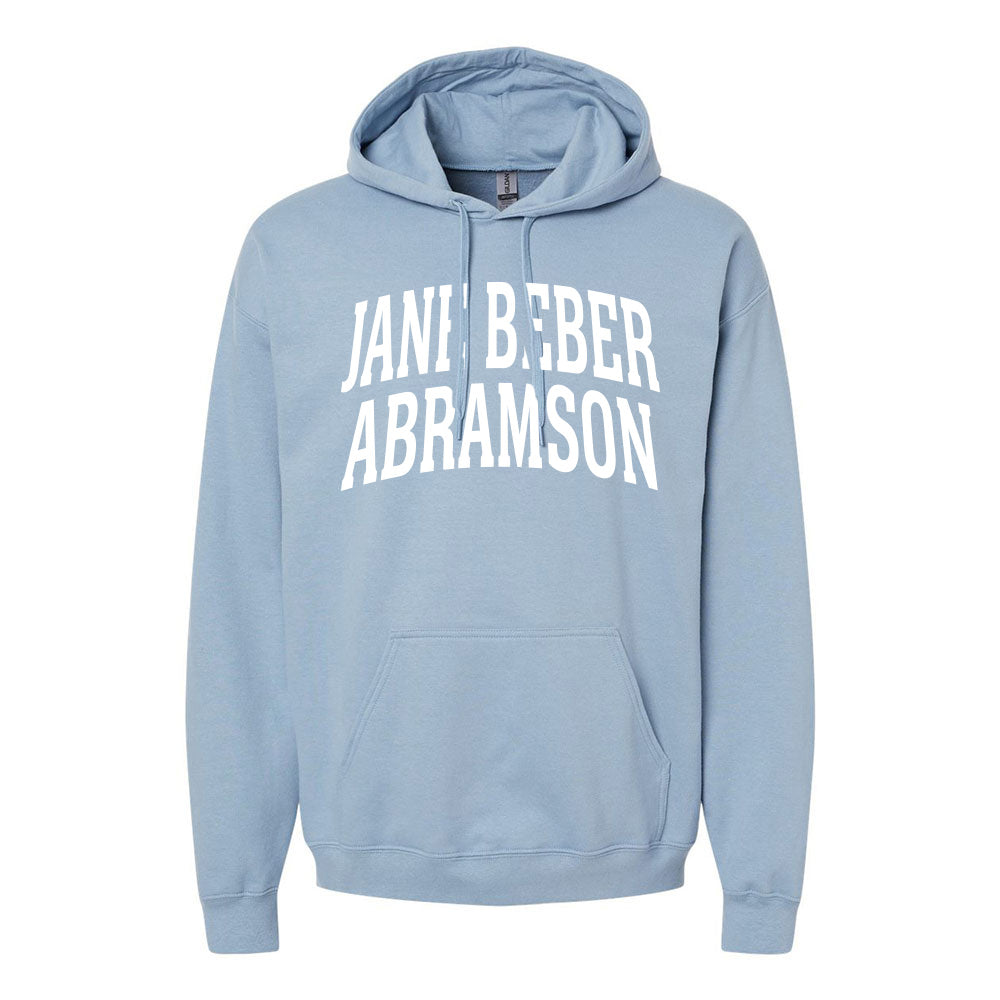BBYO Jane Beber Abramson  OVERSIZED ARC - HOODED SWEATSHIRT - CLASSIC FIT