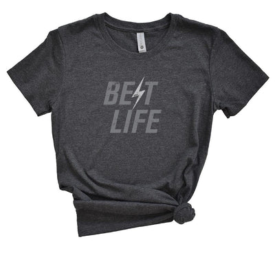 LIGHTNING BOLT BEST LIFE TRIBLEND TEE ~ BEST LIFE ~ youth, women's & unisex ~ classic fit