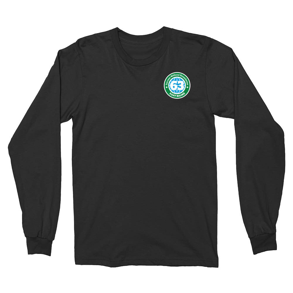 LOGO LONG SLEEVE TEE ~   EAST MAINE SCHOOL DISTRICT ~  classic fit
