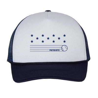 PATRIOTS STRIPES FOAM TRUCKER CAP ~ GLENVIEW PATRIOTS