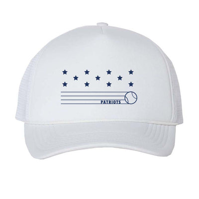 PATRIOTS STRIPES FOAM TRUCKER CAP ~ GLENVIEW PATRIOTS