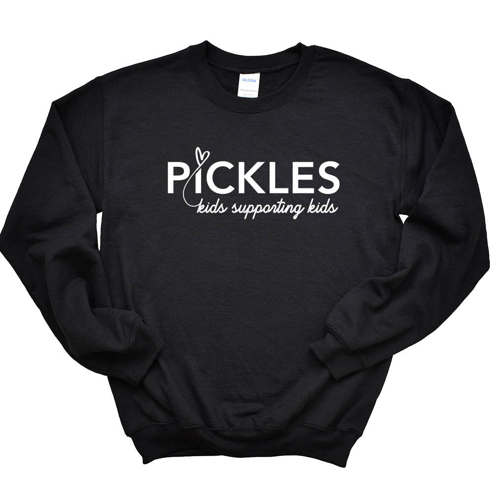 PICKLES ~ youth fleece crewneck sweatshirt ~ classic fit