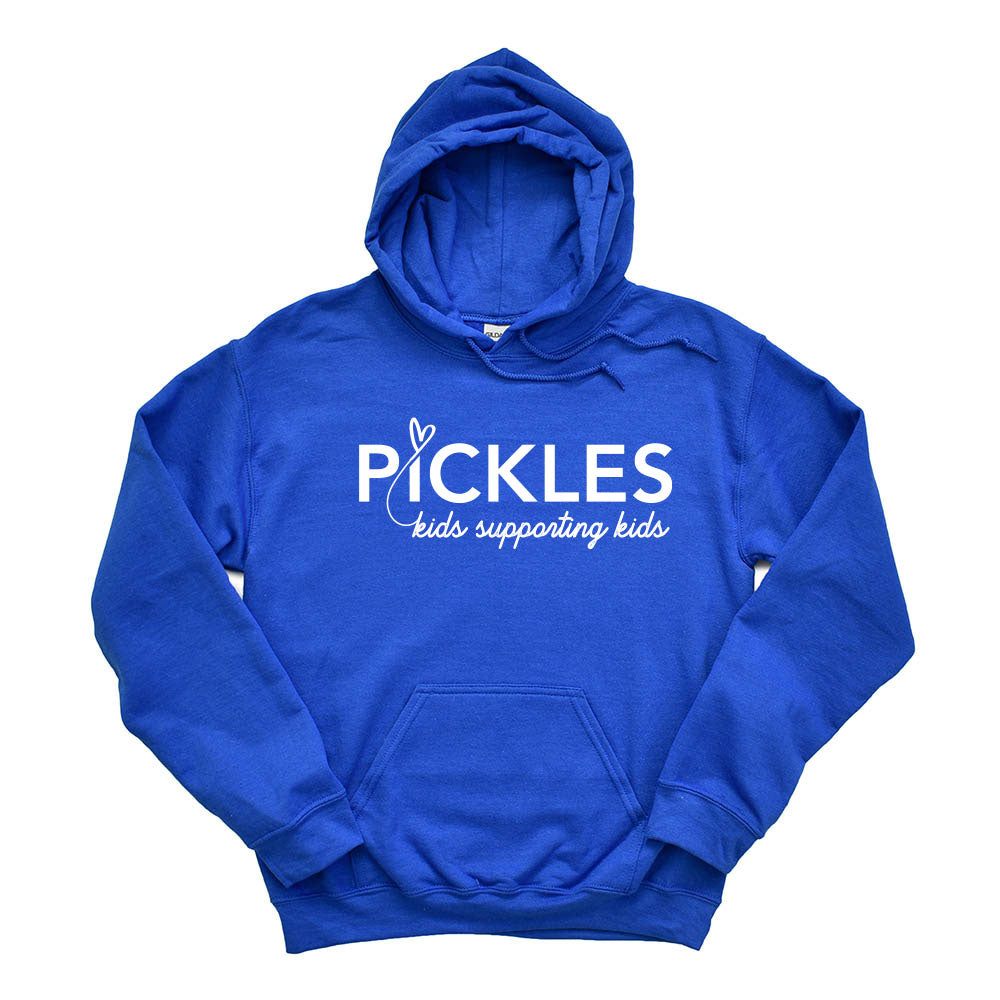 LOGO GILDAN FLEECE HOODIE ~ PICKLES ~ adult ~ classic unisex fit