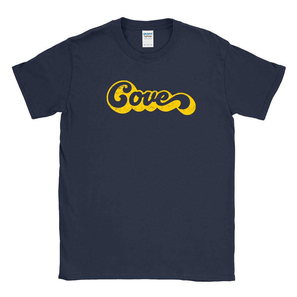 COVE GROOVY SCRIPT TEE ~ COVE SCHOOL ~ youth & adult ~ classic unisex fit