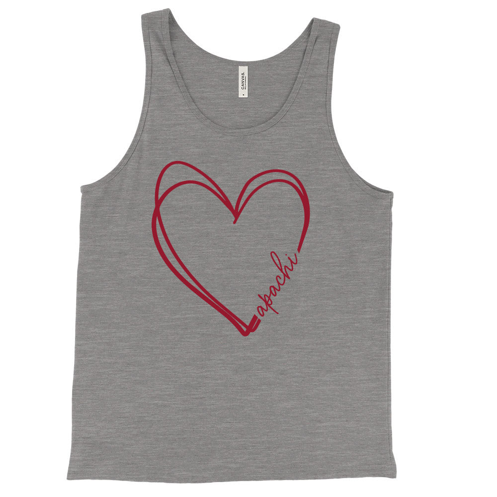 SCRIBBLE HEART - APACHI TANK <br>youth <br>classic unisex fit
