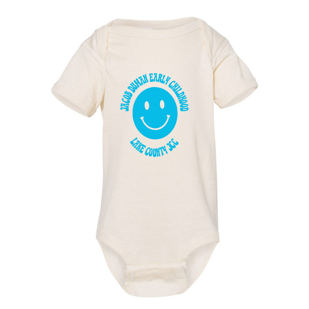 SOLID SMILEY  ~ JACOB DUMAN EARLY CHILDHOOD AT LAKE COUNTY JCC  ~ onesie