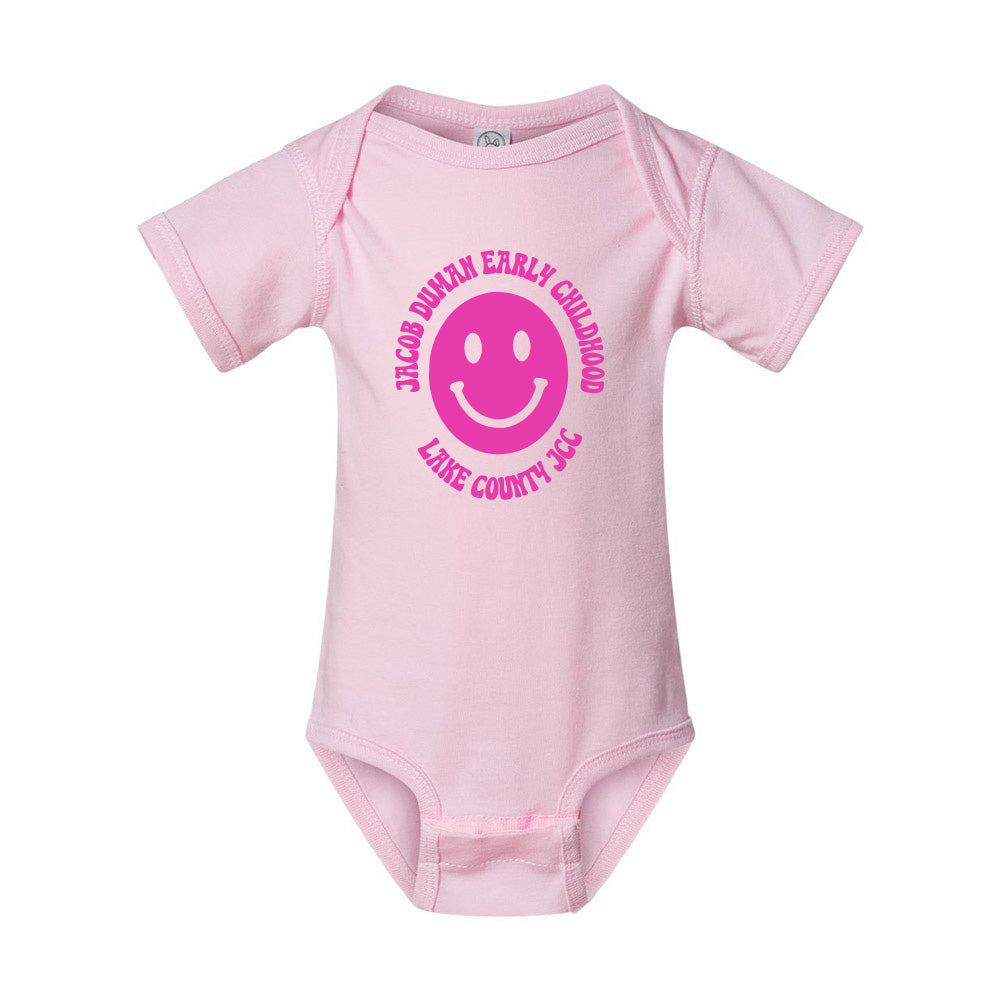 SOLID SMILEY  ~ JACOB DUMAN EARLY CHILDHOOD AT LAKE COUNTY JCC  ~ onesie