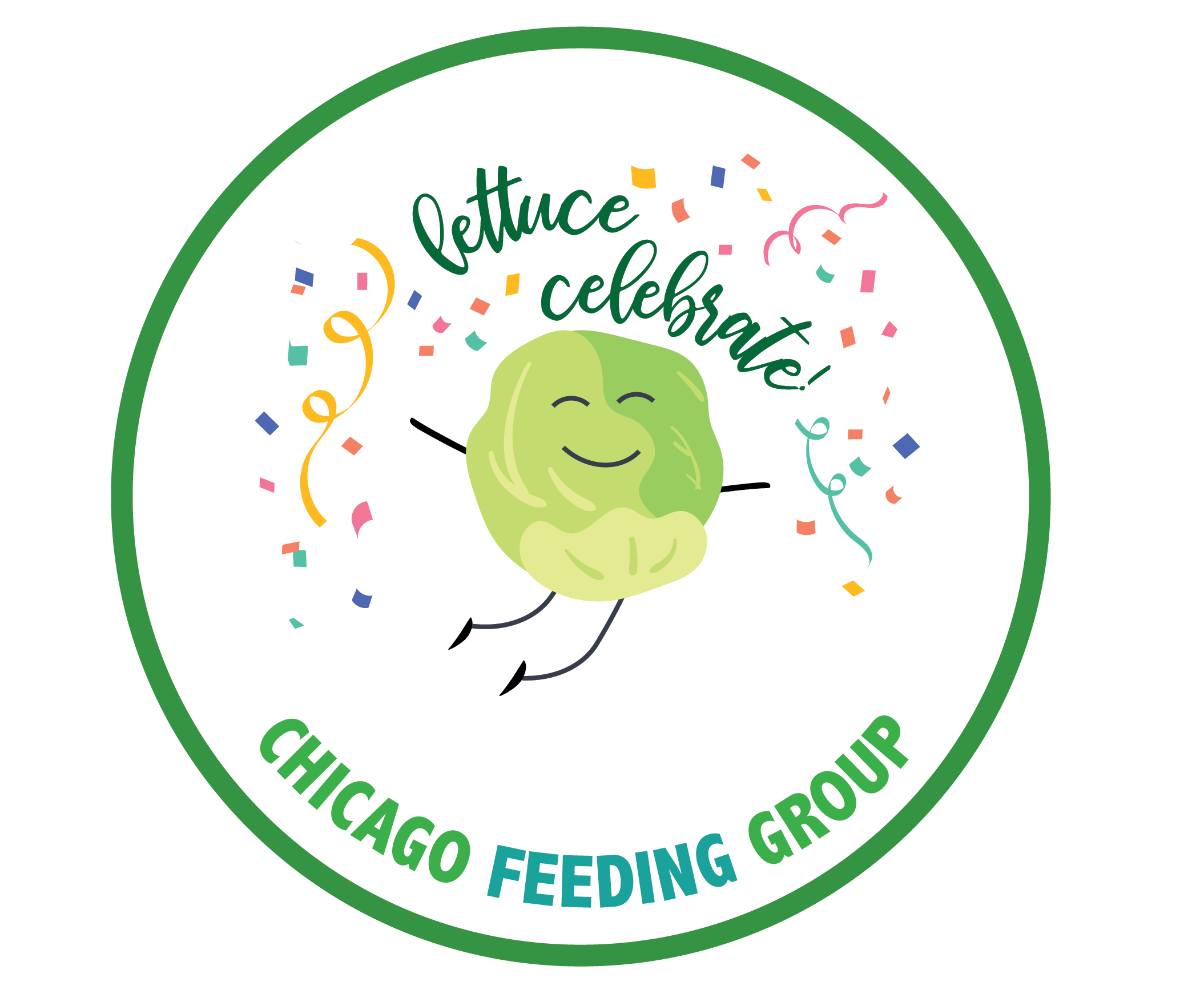 CHICAGO FEEDING GROUP FOOD PUN  Stickers - humanKIND