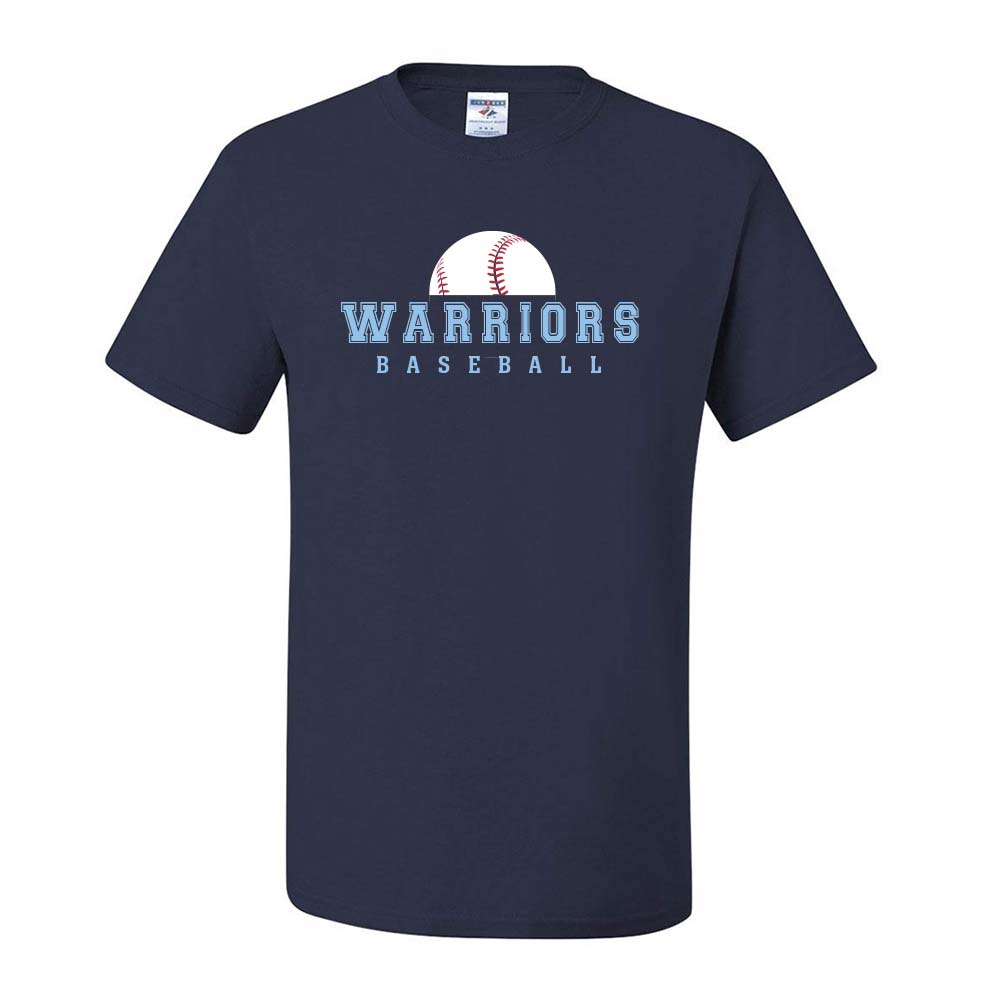 DES PLAINES WARRIORS BASEBALL DRIPOWER TEE ~  DES PLAINES WARRIORS ~ youth & adult ~ classic unisex fit