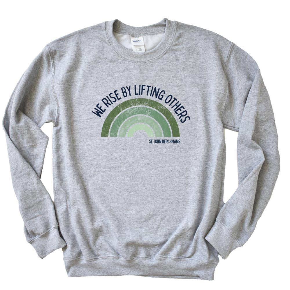 WE RISE RAINBOW ~ ST. JOHN BERCHMANS ~ youth sweatshirt - relaxed fit